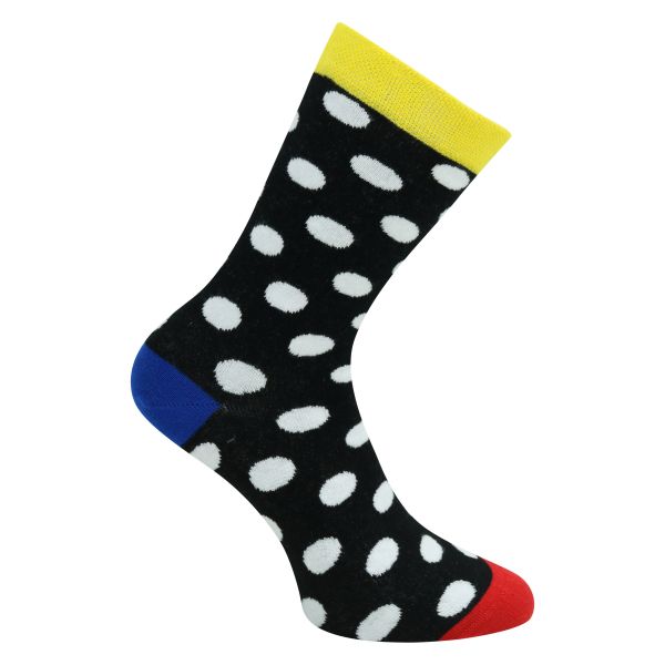 Fesche Socken mit Polka Dots Punkten - 2 Paar