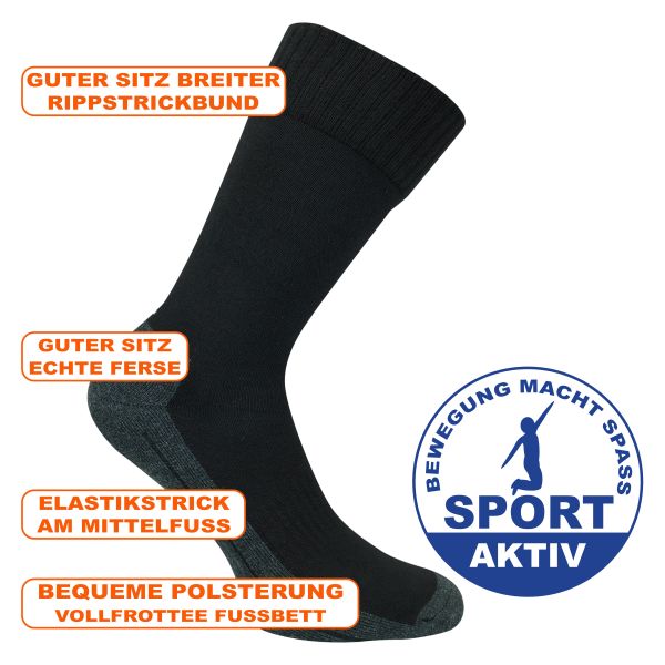kaufen ProTex Function schwarze Socken Rechnung camano auf bei Bequeme Sport