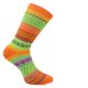 Warme Hygge Socken mit flauschiger Wolle im fröhlich bunten Skandinavien Design