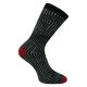 Vegane Bio Baumwolle Socken - moderne schwarz-weiß Muster mit Farbakzent Thumbnail
