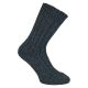 Rustikale warme Alpaka Socken mit Wolle anthrazit superweich