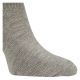 Alpaka Socken mit Wolle wärmend und superweich leicht gerippt beige