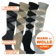 Wohlig wärmende Alpaka Wolle Kniestrümpfe Karo British Style Thumbnail