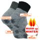 Dicke rutschhemmende ABS Alpaka Wolle Sneaker Socken kurz kuschelig-superweich grau Thumbnail