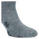 Dicke rutschhemmende ABS Alpaka Wolle Sneaker Socken kurz kuschelig-superweich grau