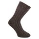 Rustikale warme Alpaka Wolle Socken super weich braun-mix