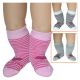 Warme weiche Baby-Socken I LOVE MAMA UND PAPA mit ABS Noppen und Vollfrotteefütterung Thumbnail