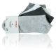 Bequeme s.Oliver Essentials classic Casual Sneakersocken grau-weiß-mix