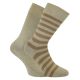 Bequeme Socken Stripes Camano o. Gummidruck beige-gestreift Thumbnail