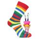 Dicke warme THERMO Kinder-Ringel-Socken ABS Noppensocken bunt