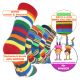 Dicke warme THERMO Kinder-Ringel-Socken ABS Noppensocken bunt Thumbnail