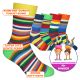Farbenfrohe Kinder Ringel Socken mit naturgesunder Baumwolle Thumbnail