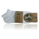 Bio-Baumwolle Sneaker Socken weiß - 3 Paar Thumbnail