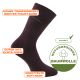 CA Soft Socken bordeaux melange Camano ohne Gummidruck