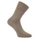 CA-SOFT Socken ohne Gummi-Druck sand-beige camano - 2 Paar