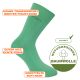 CA-soft Socken ohne Gummidruck mit Piquetbund von CAMANO lindgrün Thumbnail