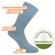 Camano Diabetiker Socken ohne Gummi-Kompression im Bündchen stein-grau-blau Thumbnail