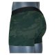 Kurze Herren Boxer Shorts Trunks nachhaltige Baumwolle oliv-camouflage-mix CAMANO - 2 Stück