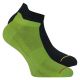 Camano multifunktionale Sport Sneakersocken lime grün schwarz - 2 Paar Thumbnail