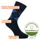 Bequeme CA-SOFT Camano Socken mit Argyle Karo Muster marine ohne Gummidruck Thumbnail
