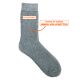 Warme dicke Damen-Alpaka-Woll-Socken Vollfrottee-Polsterung gedeckte Farben