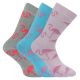 Damen Motiv Socken Flamingos - 3 Paar Thumbnail