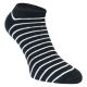 Moderne Damen Sneaker Socken Black & White Design