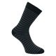 Fesche moderne Damen Socken ohne Gummidruck Streifen und Punkte modern grey
