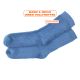 Dicke Terry Boot Socks mit kuscheligem Vollfrottee - Stiefelsocken mit viel Baumwolle blau-mix