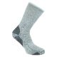 Dicke graue mollig-warme CorDura Vollplüsch Thermo Socken mit Alpaka Wolle