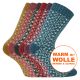 Dicke mollig warme Alpaka-Merino-Wolle Socken Folklore-Trend - 2 Paar Thumbnail