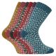 Dicke mollig warme Alpaka-Merino-Wolle Socken Folklore-Trend Thumbnail
