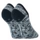 Dicke mollig warme Damen Warm Up ABS-Sneaker-Kuschel-Socken schwarz Thumbnail