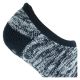 Dicke mollig warme Damen Warm Up ABS-Sneaker-Kuschel-Socken schwarz