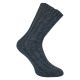 Dicke rustikale mollig-warme Socken 100% Wolle vom Schaf und Alpaka anthrazit Thumbnail