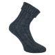 Dicke rustikale mollig-warme Socken 100% Wolle vom Schaf und Alpaka anthrazit