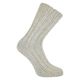 Dicke rustikale mollig-warme Socken 100% Wolle vom Schaf und Alpaka natur beige Thumbnail