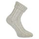 Dicke rustikale mollig-warme Socken 100% Wolle vom Schaf und Alpaka natur beige