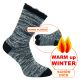 Dicke warme MEGA THERMO warm-up Socken innen Vollplüsch schwarz-melange Camano Thumbnail