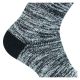 Dicke warme MEGA THERMO warm-up Socken innen Vollplüsch schwarz-melange Camano