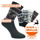 Dünne Alpaka Wolle Socken warm im Norweger-Design mix - 2 Paar Thumbnail