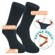 Extra breite Wellness Socken anthrazit ohne Gummidruck