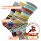 Farbenfrohe Damen Hygge Socken mit viel Baumwolle im Skandinavien Style Thumbnail