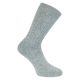 Feine luxuriöse Socken mit 100% Wolle vom Schaf und Alpaka grau
