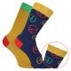 FUN SOCKS Socken mit Motiv Peace-Frieden-Symbol Thumbnail