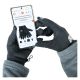 Herren Touchscreen Funktions-Handschuhe Heat Keeper schwarz TOG Rating 2.8 Thumbnail