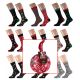 Herren Weihnachts-Motiv-Socken in Christbaum-Kugel Thumbnail
