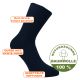 Herren Wellness Socken 100% Baumwolle ohne Gummi in marine Thumbnail