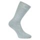Bequeme Herren Wellness WALK Socken mit stoßdämpfender Fußbett-Frottee-Polsterung hellgrau