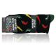 Schwarze Motiv Socken HOT CHILLI  Peperoni Design mit viel Baumwolle Thumbnail